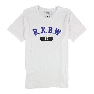 rxmance Womens R.X.B.W Graphic T-Shirt, White, NWT